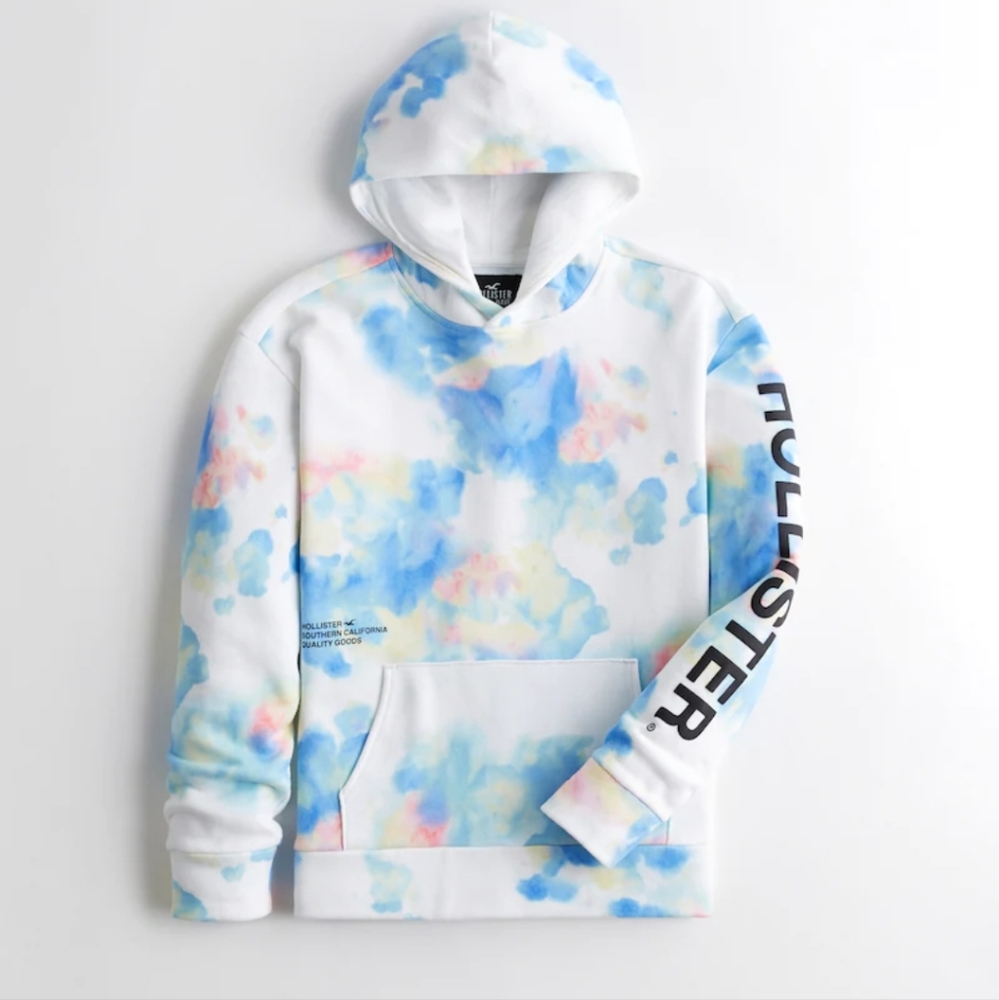 Hollister tie-dye hoodie